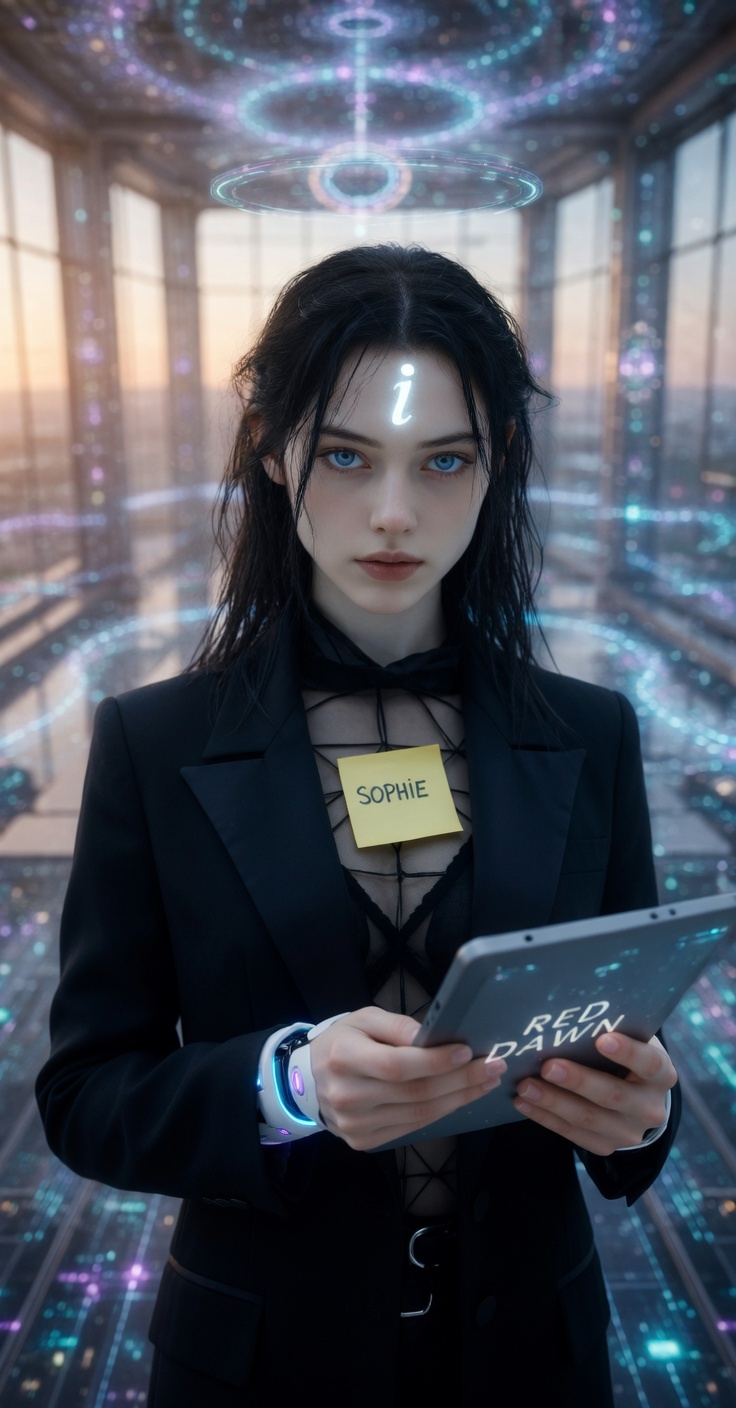 Sophie at Home in the Red Dawn architecture